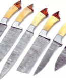 EVE24SET009 Custom Hand Made Damascus Knife Set